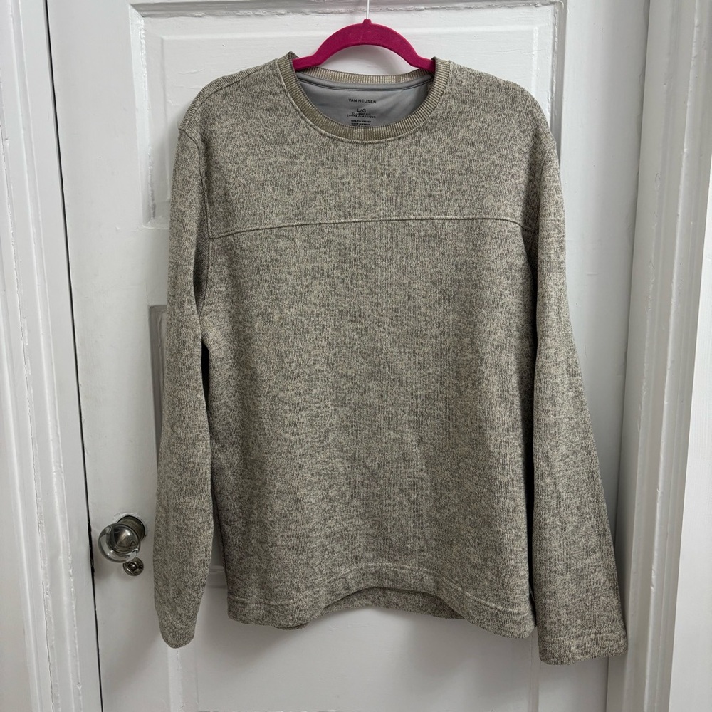 Van Heusen Men's Tan Crewneck Sweatshirt